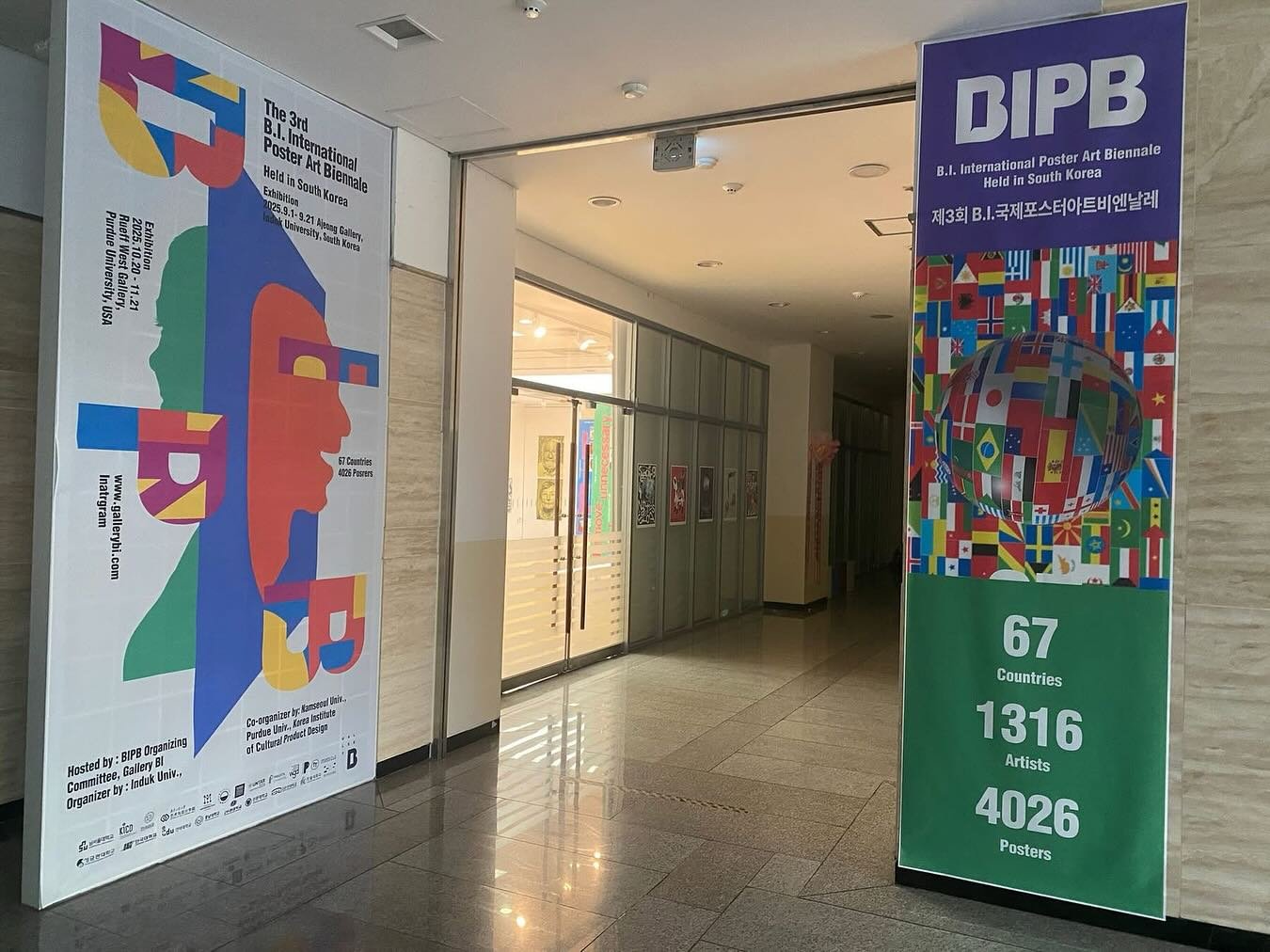 Hallgatóink plakátjai a B.I International Poster Art Biennale-én