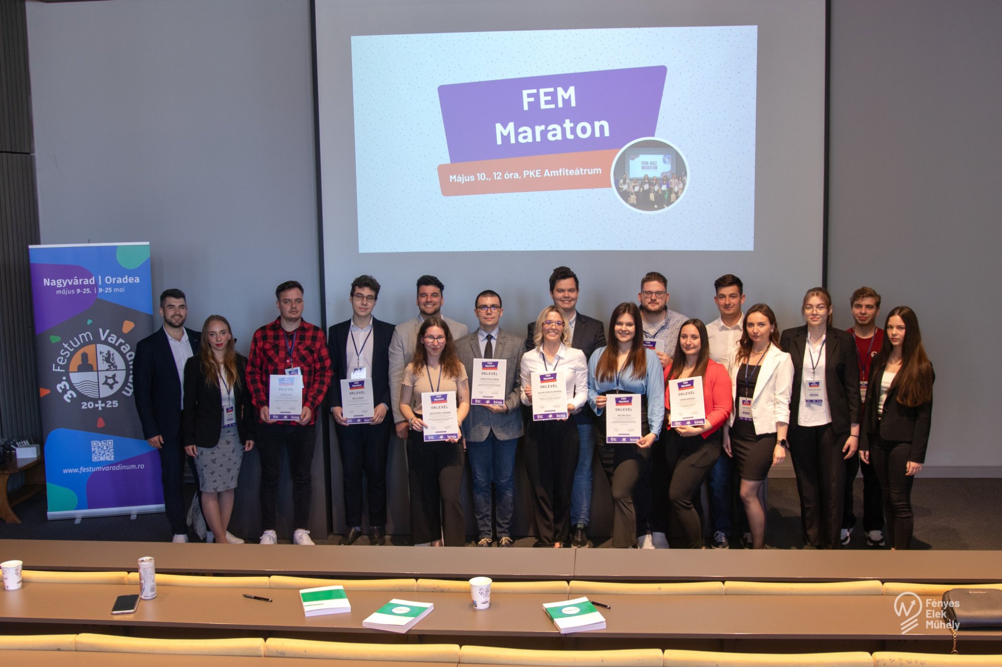 FEM Maraton 2025 – Egy délután, ahol a tudomány a hallgatók hangján szólalt meg