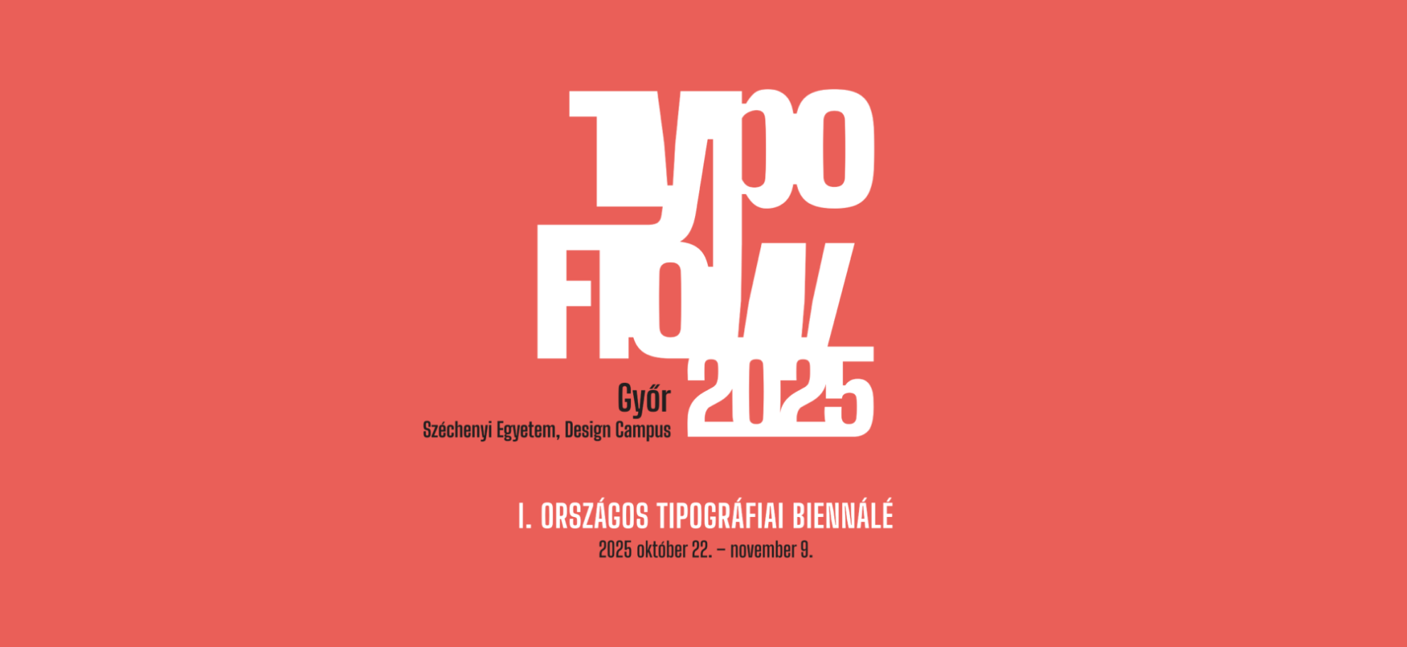 Hallgatóink és oktatónk munkái a TypoFlow I. Országos Tipigráfiai Biennálén
