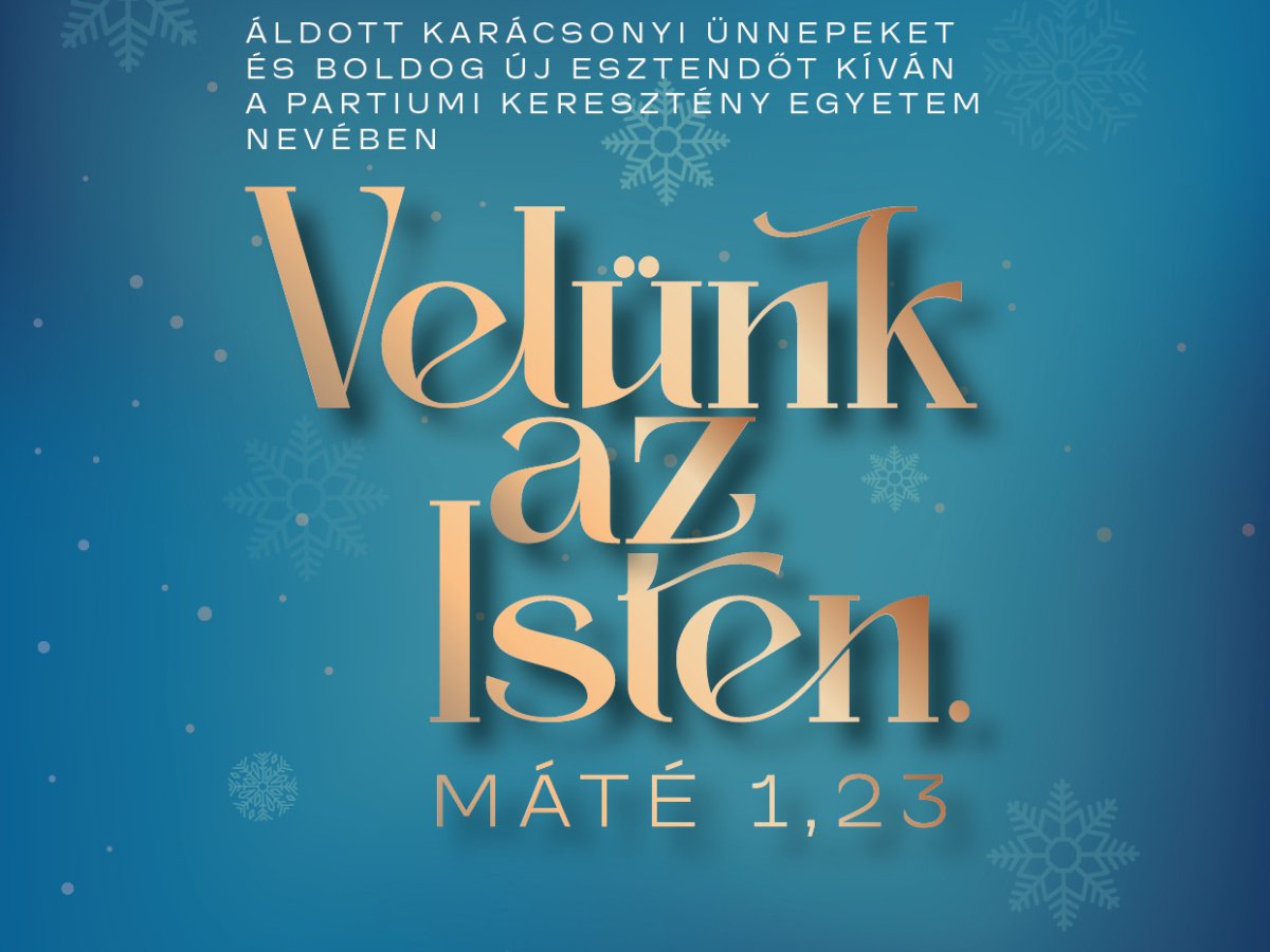 Áldott karácsonyi ünnepet kívánunk!
