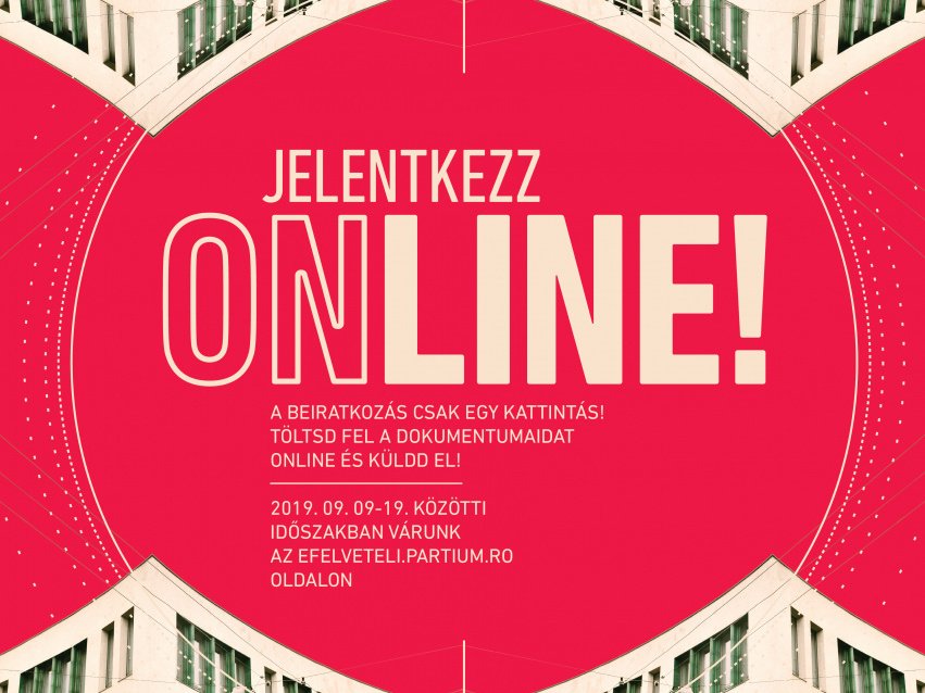 Beiratkozás az őszi felvételire, akár online is!
