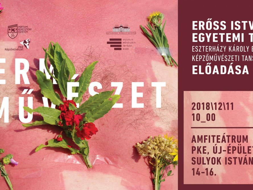 Erőss István Természetművészet című előadása a PKE-n