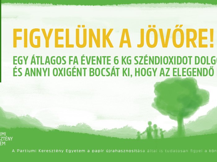 Figyelünk a jövőre! - Zöld kampány a PKE-n