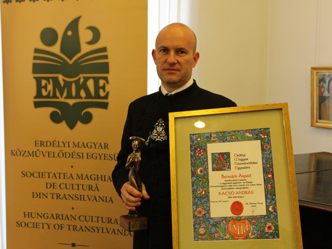 Kacsó András díjat kapott Benedek Árpád, egyetemünk óraadó oktatója