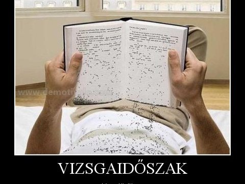Minden kedves hallgatónknak sikeres vizsgaidőszakot kívánunk! :)