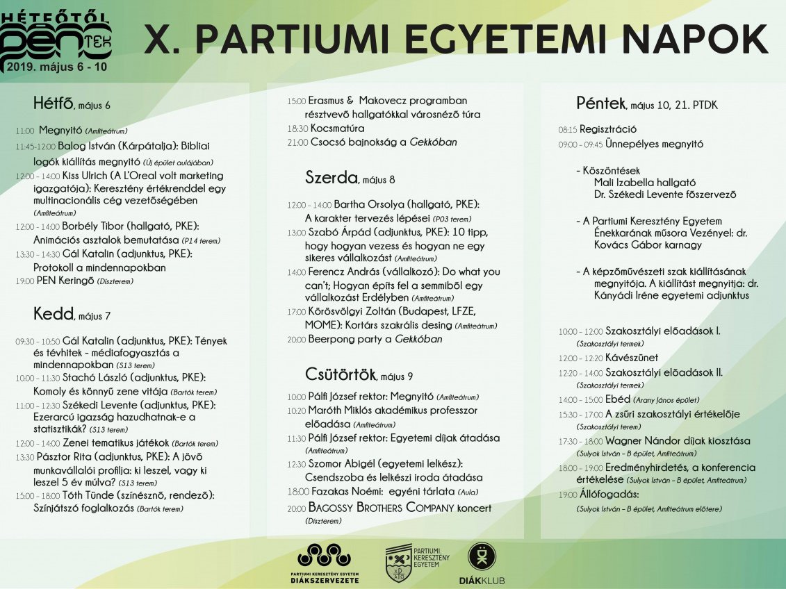 Partiumi Egyetemi Napok