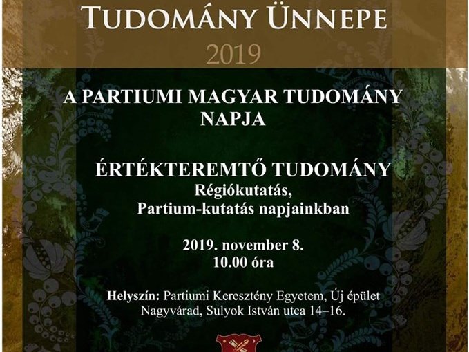 PARTIUMI MAGYAR TUDOMÁNY NAPJA 2019