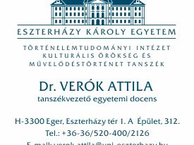 Rangos szakmai siker egyetemünkön: Dr. Verók Attila eredményes habilitációja