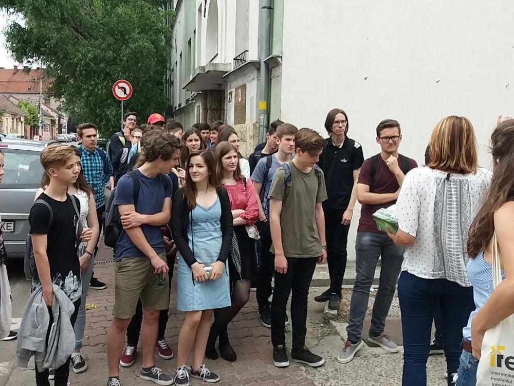 Szatmári diákok látogatóban a PKE-n