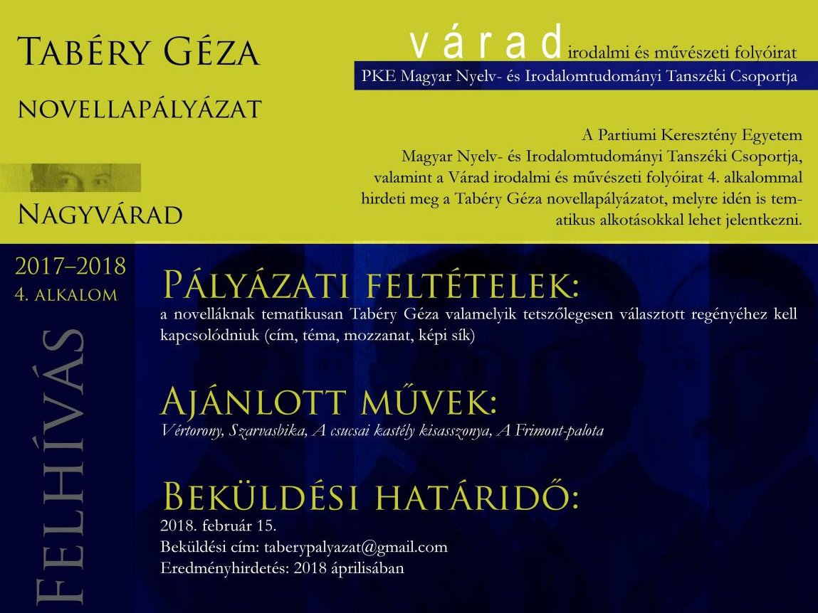 Tabéry Géza novellapályázat